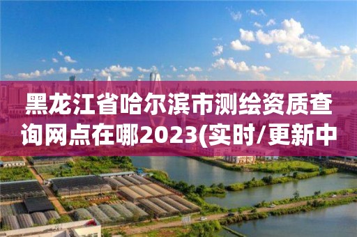 黑龙江省哈尔滨市测绘资质查询网点在哪2023(实时/更新中)