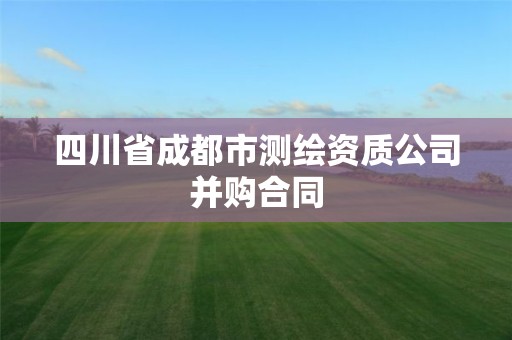 四川省成都市测绘资质公司并购合同