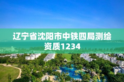 辽宁省沈阳市中铁四局测绘资质1234