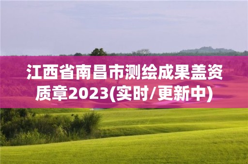 江西省南昌市测绘成果盖资质章2023(实时/更新中)