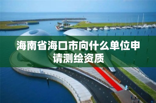 海南省海口市向什么单位申请测绘资质