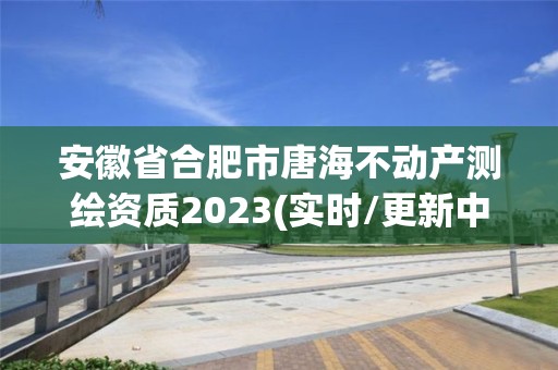 安徽省合肥市唐海不动产测绘资质2023(实时/更新中)