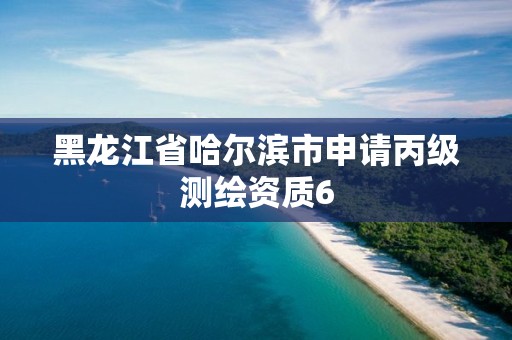 黑龙江省哈尔滨市申请丙级测绘资质6