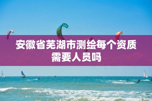 安徽省芜湖市测绘每个资质需要人员吗