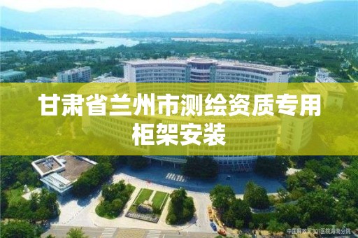 甘肃省兰州市测绘资质专用柜架安装