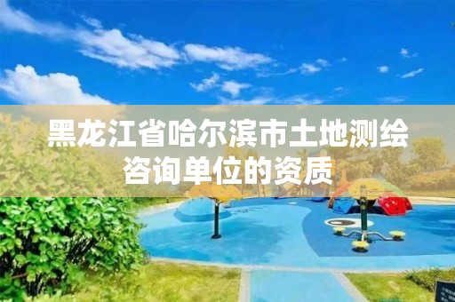 黑龙江省哈尔滨市土地测绘咨询单位的资质