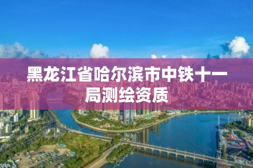 黑龙江省哈尔滨市中铁十一局测绘资质