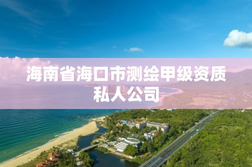 海南省海口市测绘甲级资质私人公司