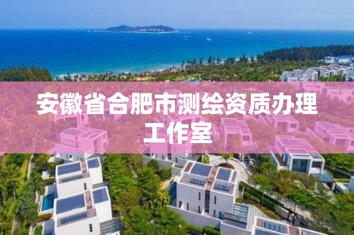 安徽省合肥市测绘资质办理工作室