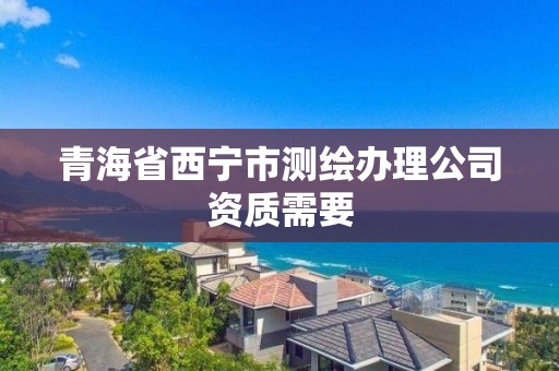 青海省西宁市测绘办理公司资质需要