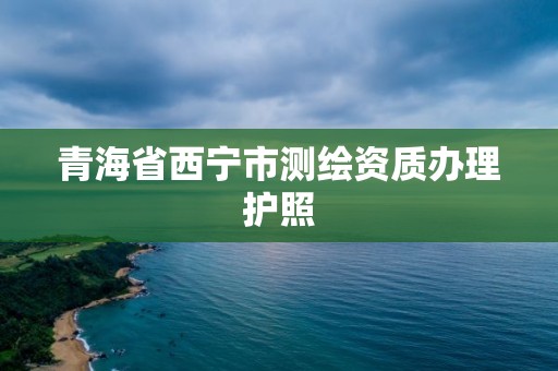 青海省西宁市测绘资质办理护照