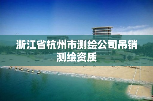 浙江省杭州市测绘公司吊销测绘资质