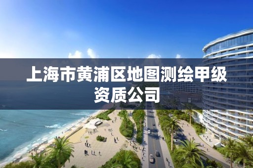 上海市黄浦区地图测绘甲级资质公司