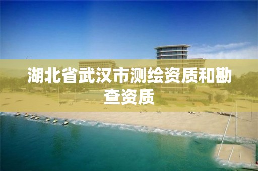 湖北省武汉市测绘资质和勘查资质