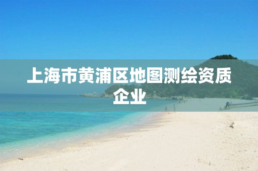 上海市黄浦区地图测绘资质企业