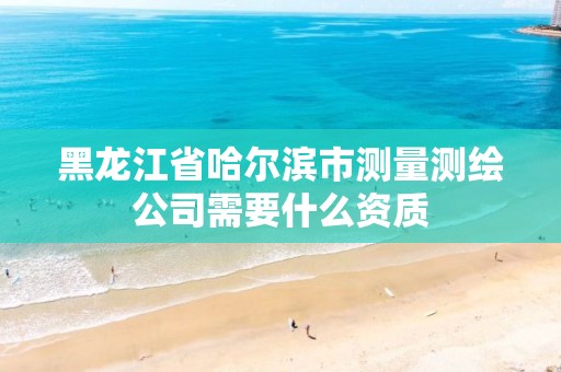 黑龙江省哈尔滨市测量测绘公司需要什么资质