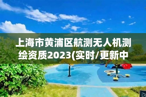 上海市黄浦区航测无人机测绘资质2023(实时/更新中)