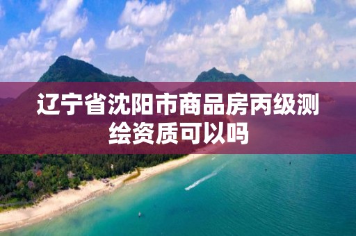 辽宁省沈阳市商品房丙级测绘资质可以吗