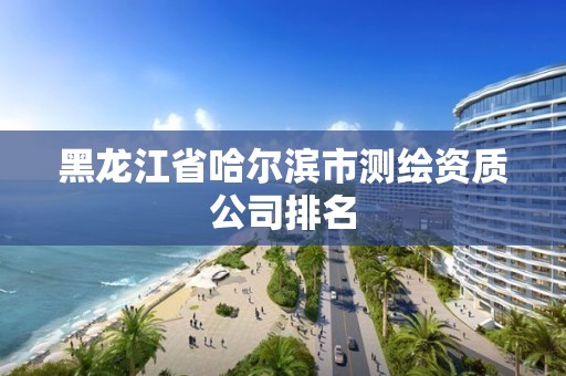 黑龙江省哈尔滨市测绘资质公司排名