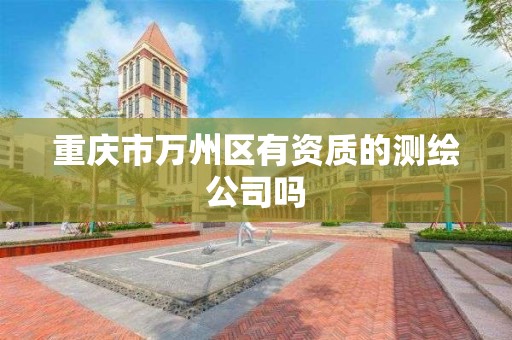 重庆市万州区有资质的测绘公司吗