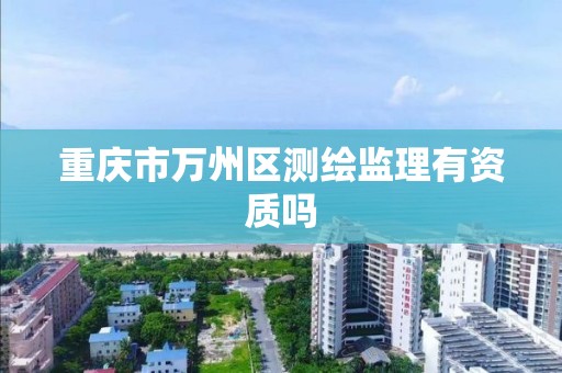 重庆市万州区测绘监理有资质吗