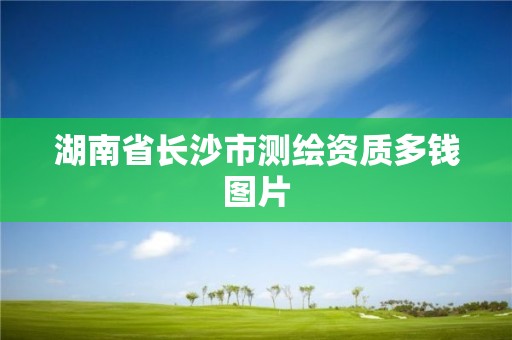 湖南省长沙市测绘资质多钱图片