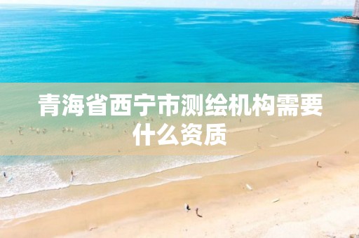 青海省西宁市测绘机构需要什么资质