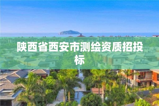 陕西省西安市测绘资质招投标