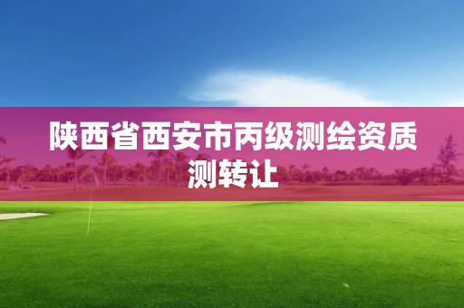 陕西省西安市丙级测绘资质测转让