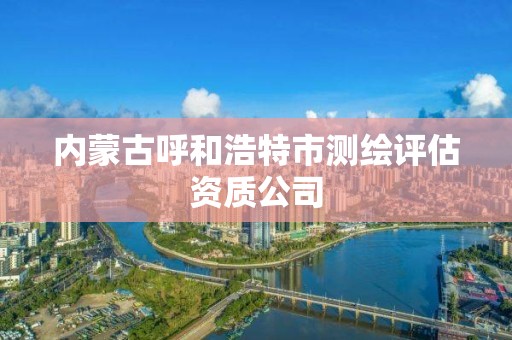 内蒙古呼和浩特市测绘评估资质公司