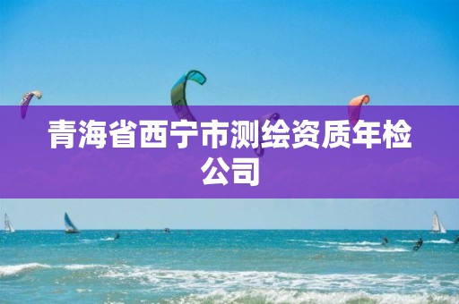 青海省西宁市测绘资质年检公司