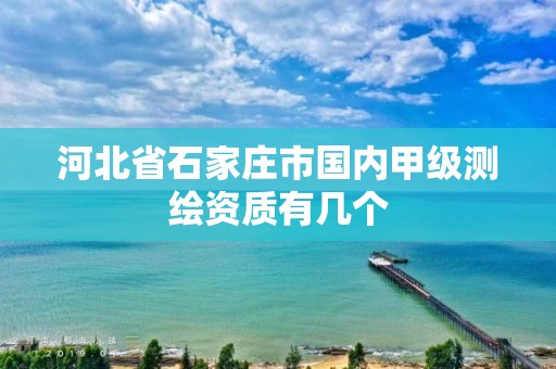 河北省石家庄市国内甲级测绘资质有几个