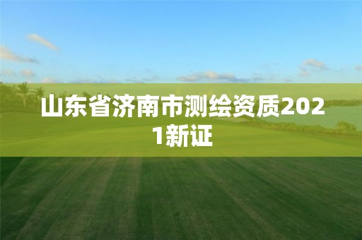 山东省济南市测绘资质2021新证