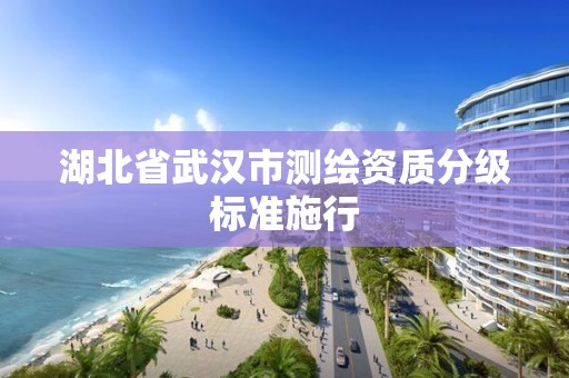 湖北省武汉市测绘资质分级标准施行