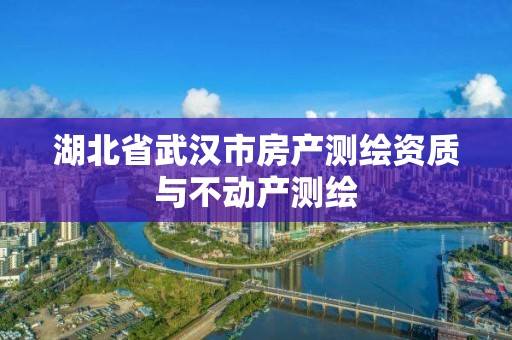 湖北省武汉市房产测绘资质与不动产测绘