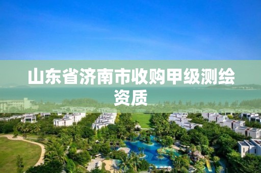 山东省济南市收购甲级测绘资质