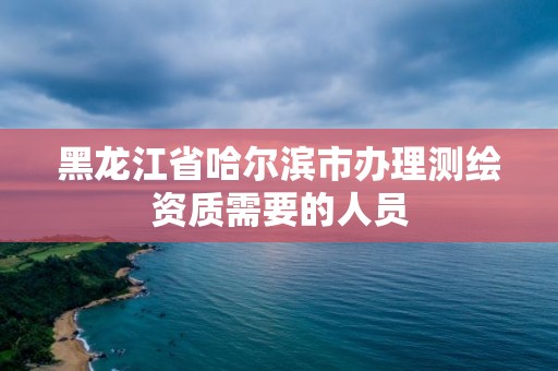 黑龙江省哈尔滨市办理测绘资质需要的人员