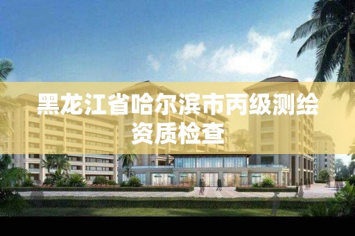 黑龙江省哈尔滨市丙级测绘资质检查