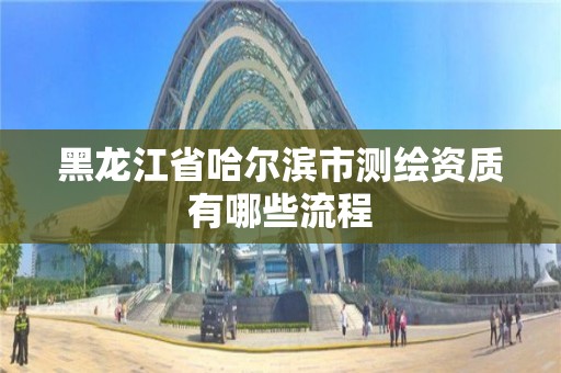 黑龙江省哈尔滨市测绘资质有哪些流程