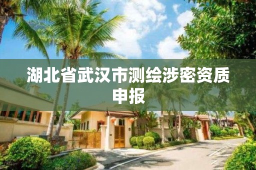 湖北省武汉市测绘涉密资质申报