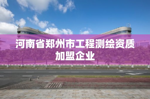 河南省郑州市工程测绘资质加盟企业