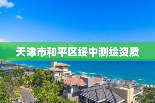 天津市和平区绥中测绘资质