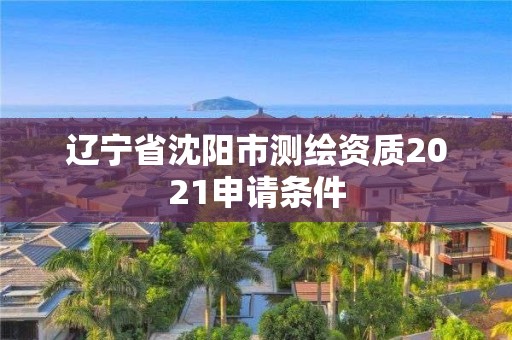 辽宁省沈阳市测绘资质2021申请条件