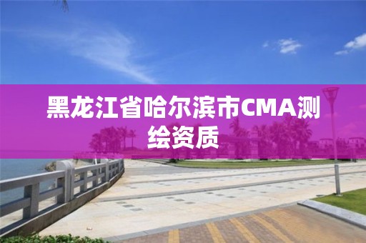 黑龙江省哈尔滨市CMA测绘资质