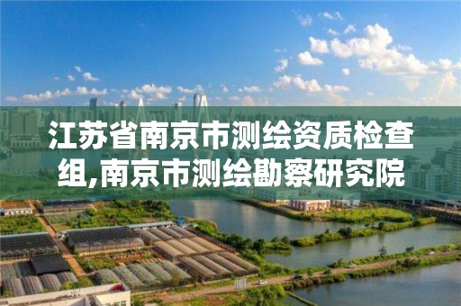 江苏省南京市测绘资质检查组,南京市测绘勘察研究院有限公司