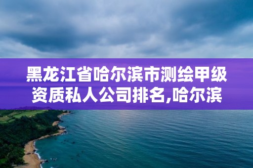 黑龙江省哈尔滨市测绘甲级资质私人公司排名,哈尔滨测绘院地址