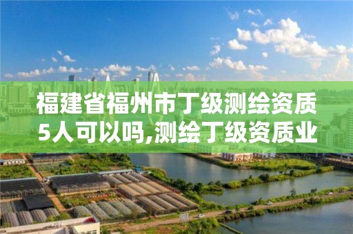 福建省福州市丁级测绘资质5人可以吗,测绘丁级资质业务范围及作业限额