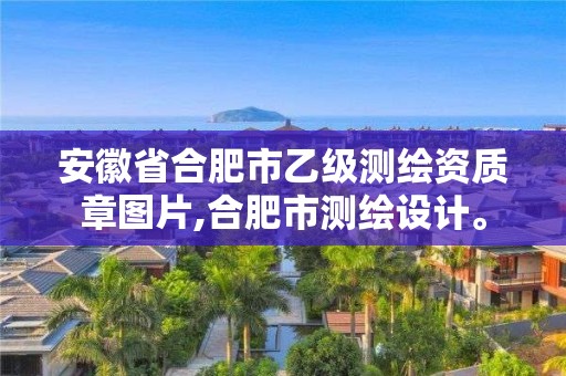 安徽省合肥市乙级测绘资质章图片,合肥市测绘设计。