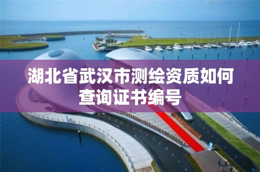 湖北省武汉市测绘资质如何查询证书编号