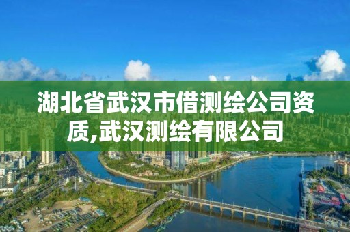 湖北省武汉市借测绘公司资质,武汉测绘有限公司